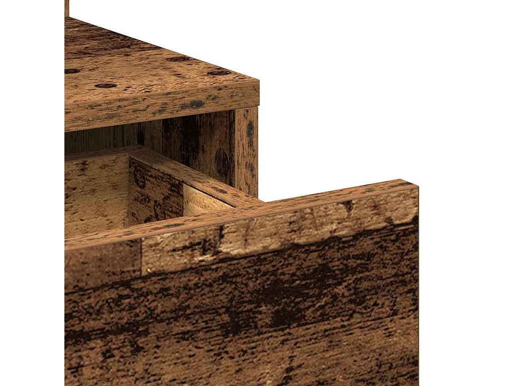 Coiffeuse Bois Ancien 80 x 35 x 132 cm Bois d'ingénierie