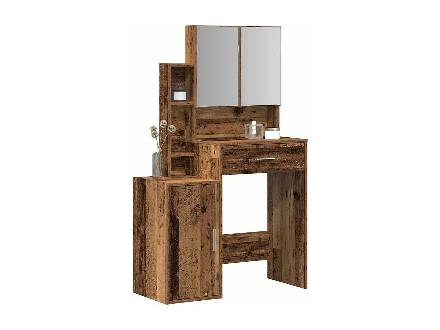 Coiffeuse Bois Ancien 80 x 35 x 132 cm Bois d'ingénierie