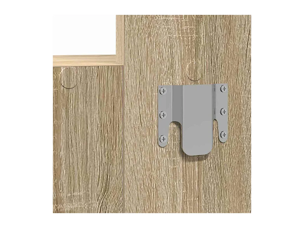 Table de Toilette Marron 83 x 40 x 70 cm Bois d'ingénierie