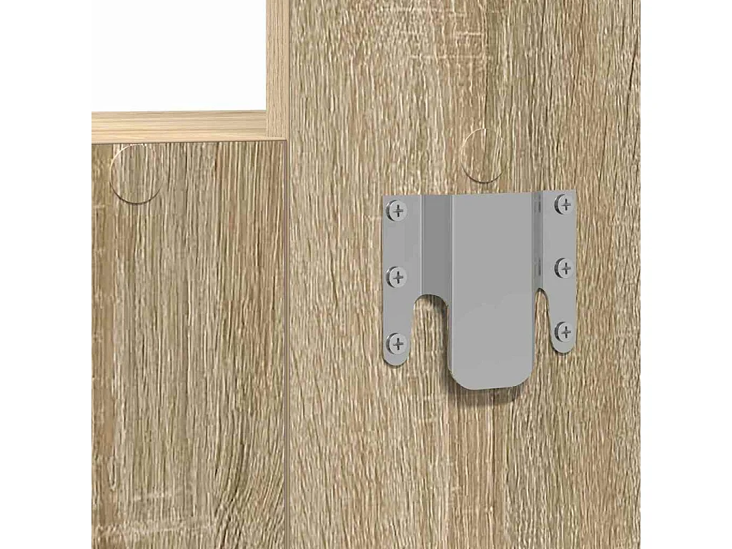 Table de Toilette Marron 83 x 40 x 70 cm Bois d'ingénierie