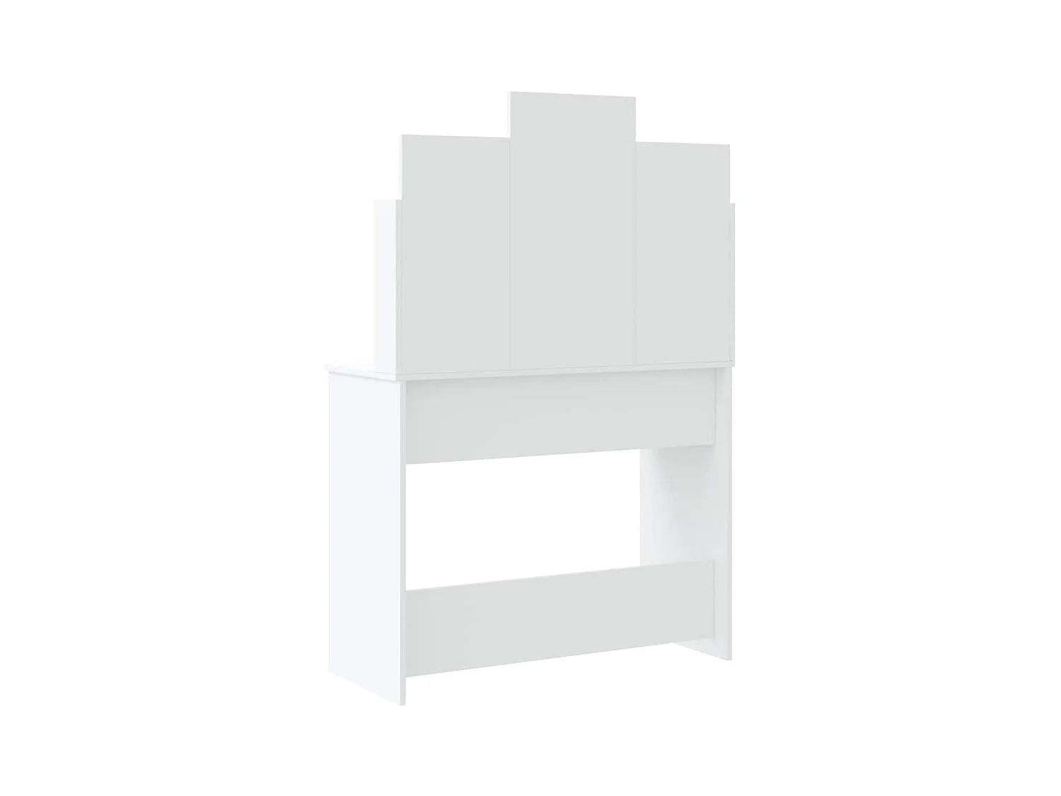 Toletta con luci LED bianca 96x40x142 cm