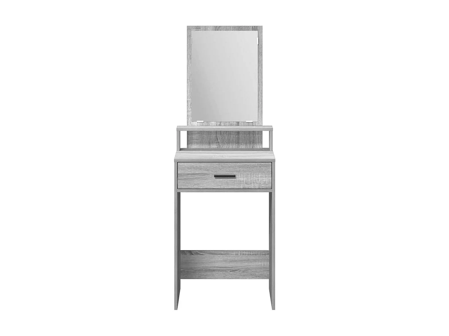 Sonoma Grey Dressing Table 50 x 41 x 140 cm Engineered Wood