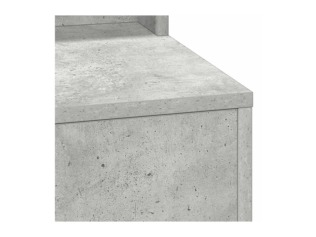 Coiffeuse Gris béton 79 x 41 x 135 cm Bois d'ingénierie