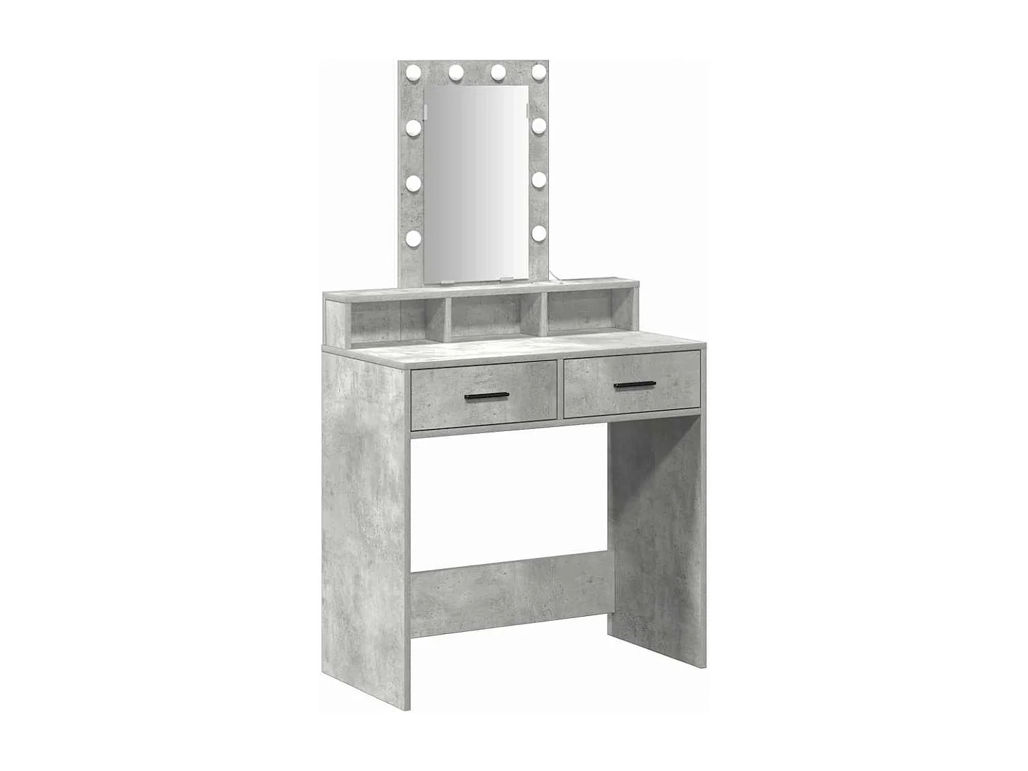 Table de Toilette Gris 79 x 41 x 140 cm Bois d'ingénierie
