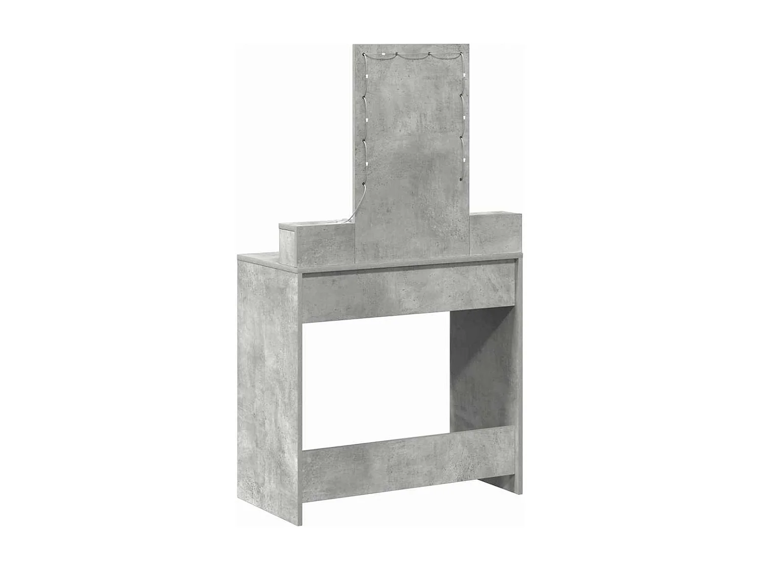 Table de Toilette Gris 79 x 41 x 140 cm Bois d'ingénierie