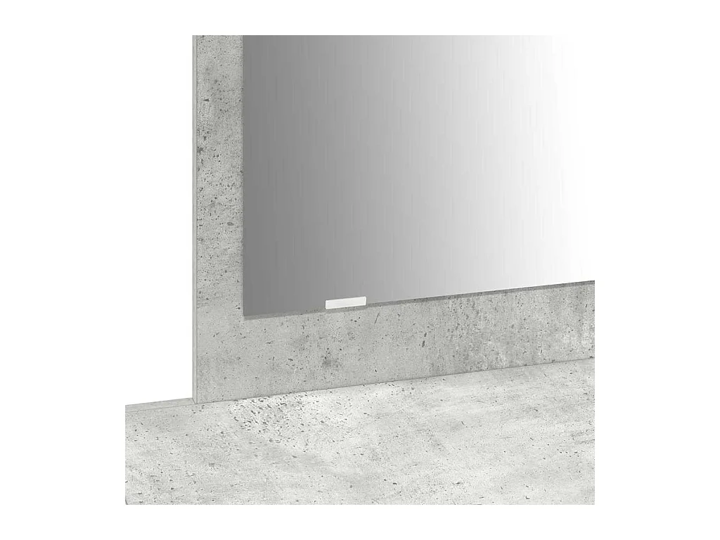 Grijze kaptafel 100 x 40 x 70 cm bewerkt hout