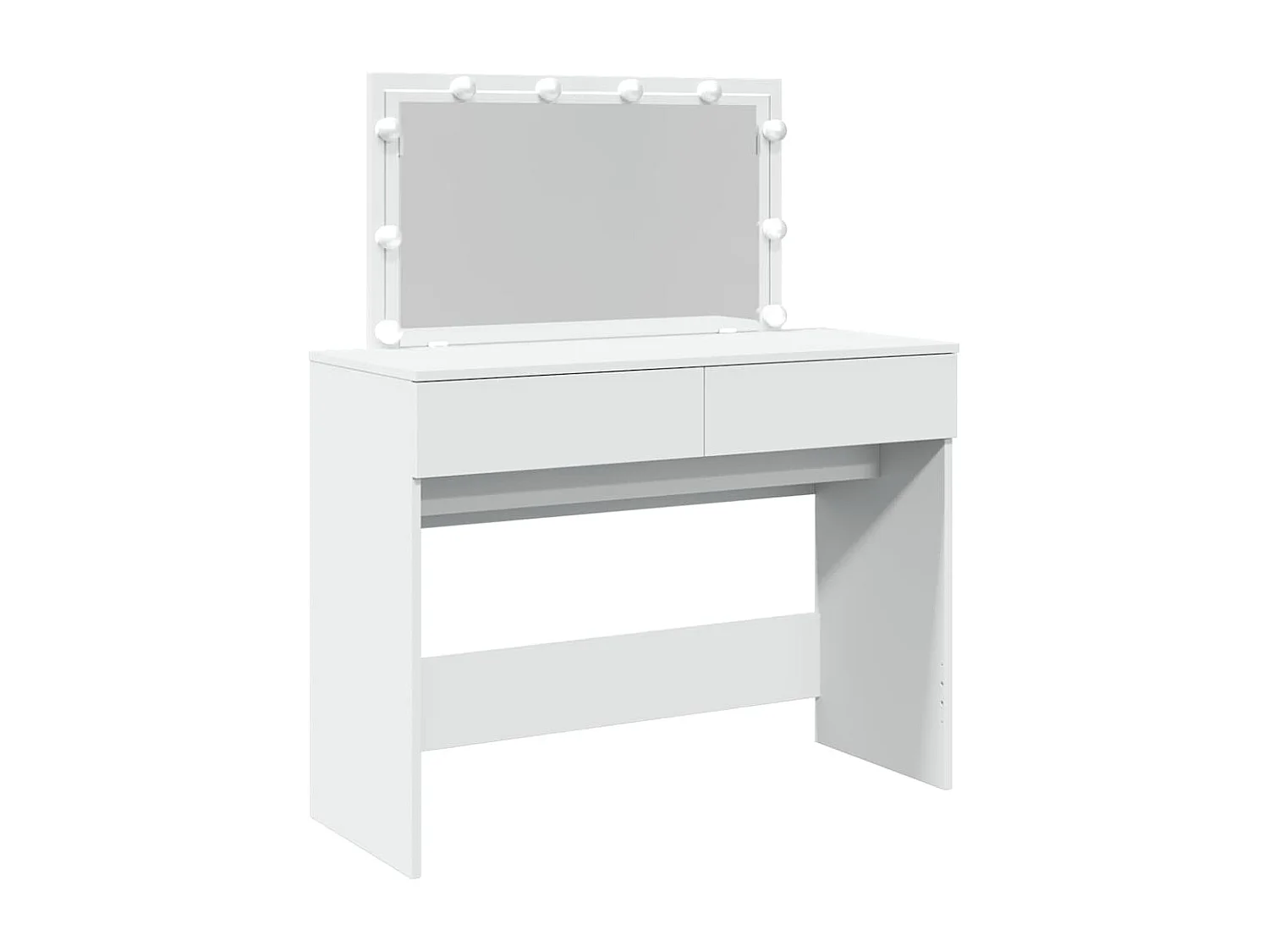 Tocador con LED blanco 100x40x120 cm