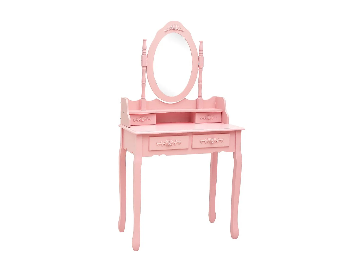 Set toeletta con sgabello Rose 75x69x140 cm Paulownia