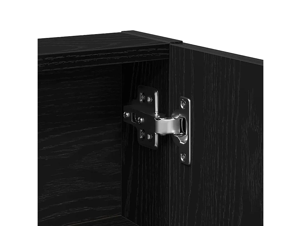 Coiffeuse Chêne noir 80 x 35 x 132 cm Bois d'ingénierie