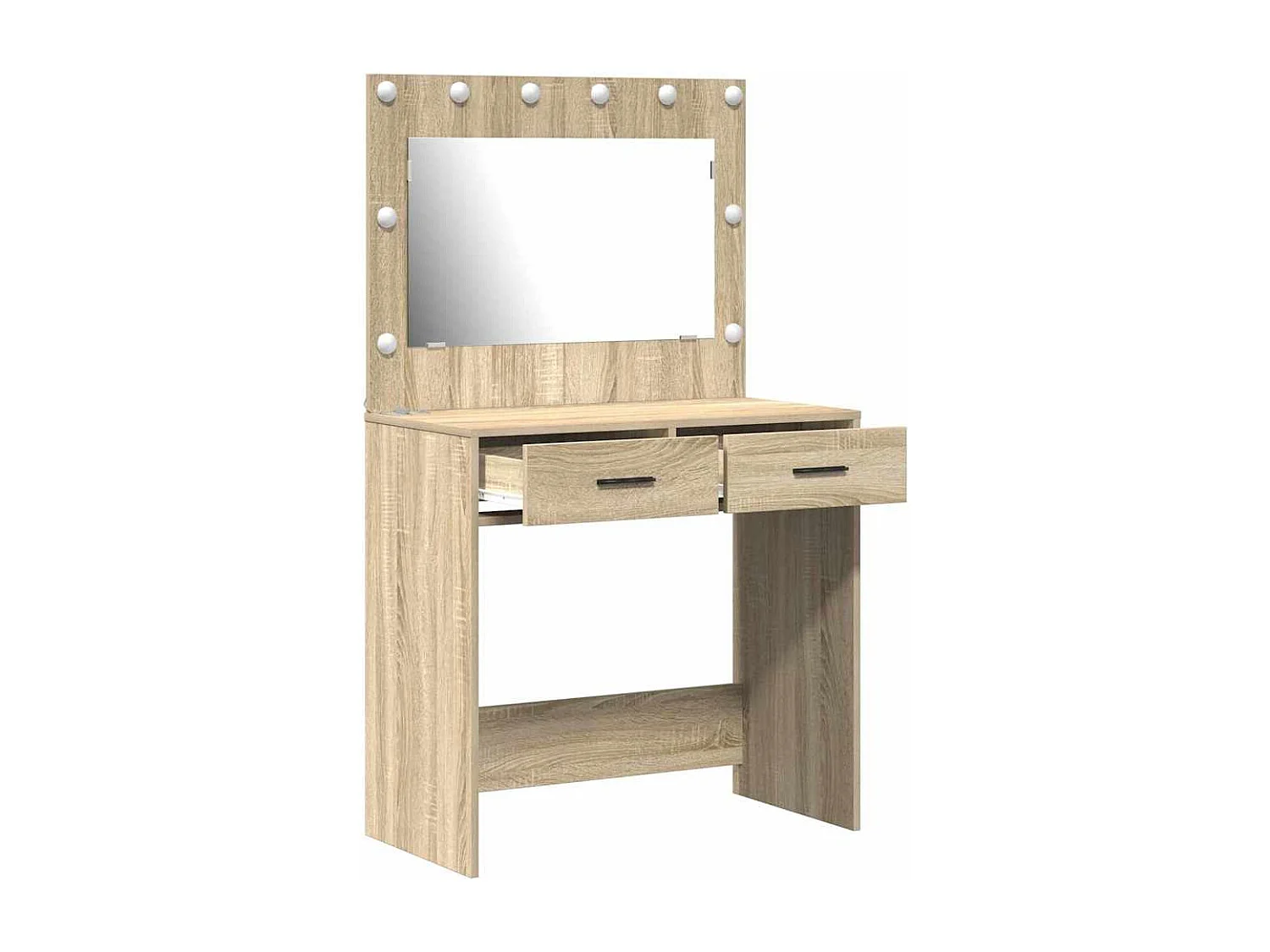 Toeletta in rovere Sonoma 78,5 x 41 x 135 cm in legno ingegnerizzato