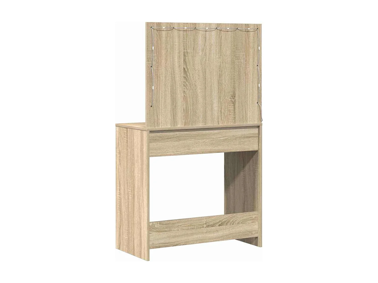 Toeletta in rovere Sonoma 78,5 x 41 x 135 cm in legno ingegnerizzato