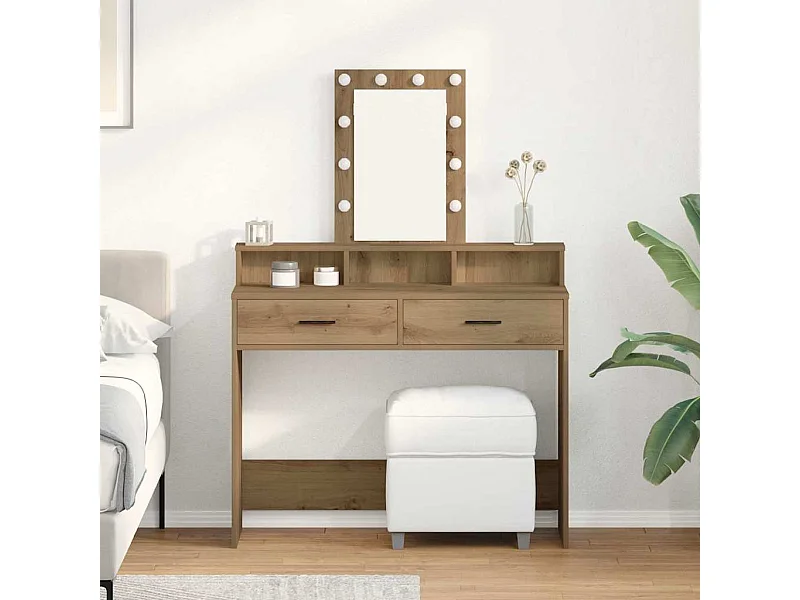 Table de Toilette Marron 100 x 41 x 140 cm Bois d'ingénierie