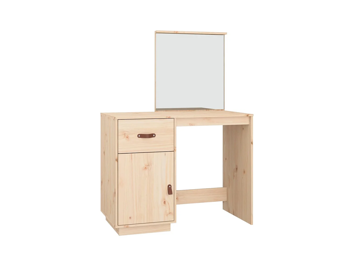 Coiffeuse 95x50x134 cm Bois de pin massif