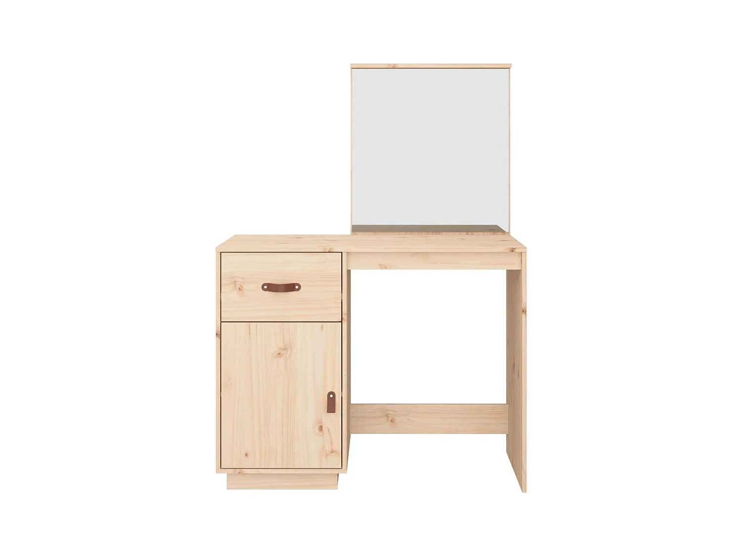 Coiffeuse 95x50x134 cm Bois de pin massif