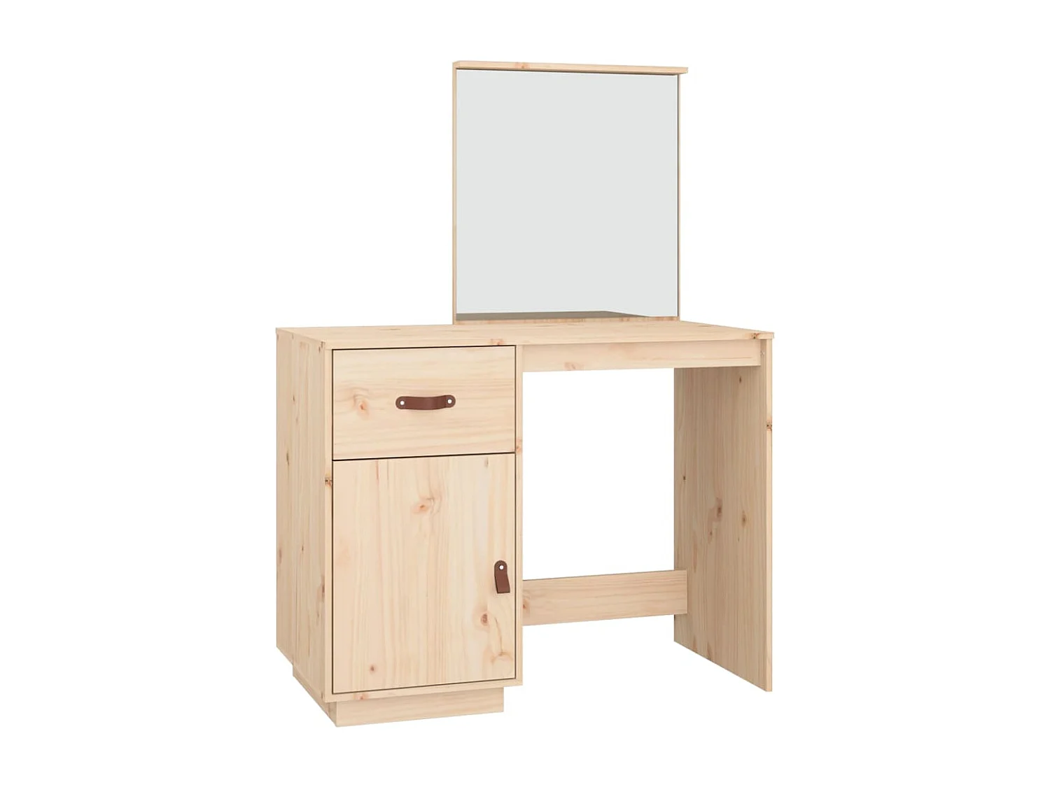 Coiffeuse 95x50x134 cm Bois de pin massif