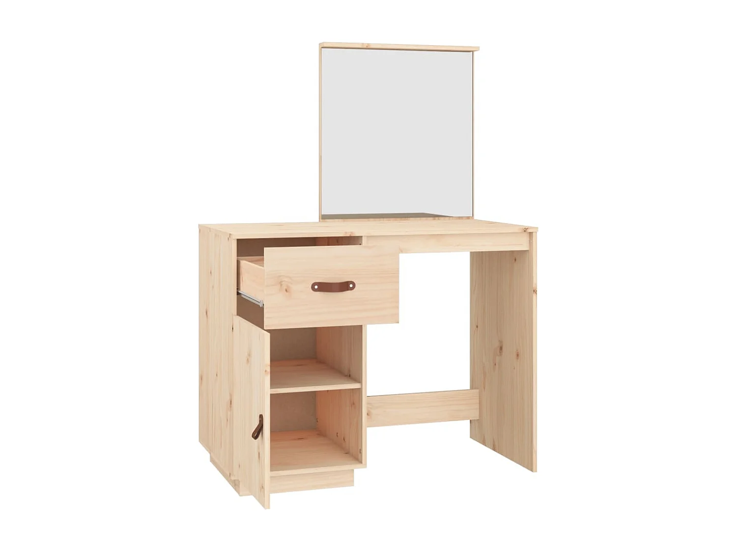 Coiffeuse 95x50x134 cm Bois de pin massif