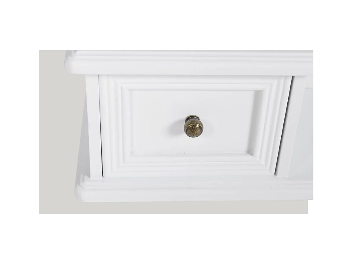 Tocador con espejo giratorio rectangular MDF