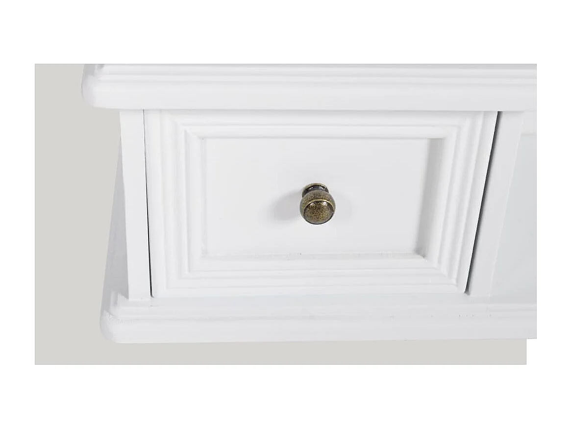 Tocador con espejo giratorio rectangular MDF