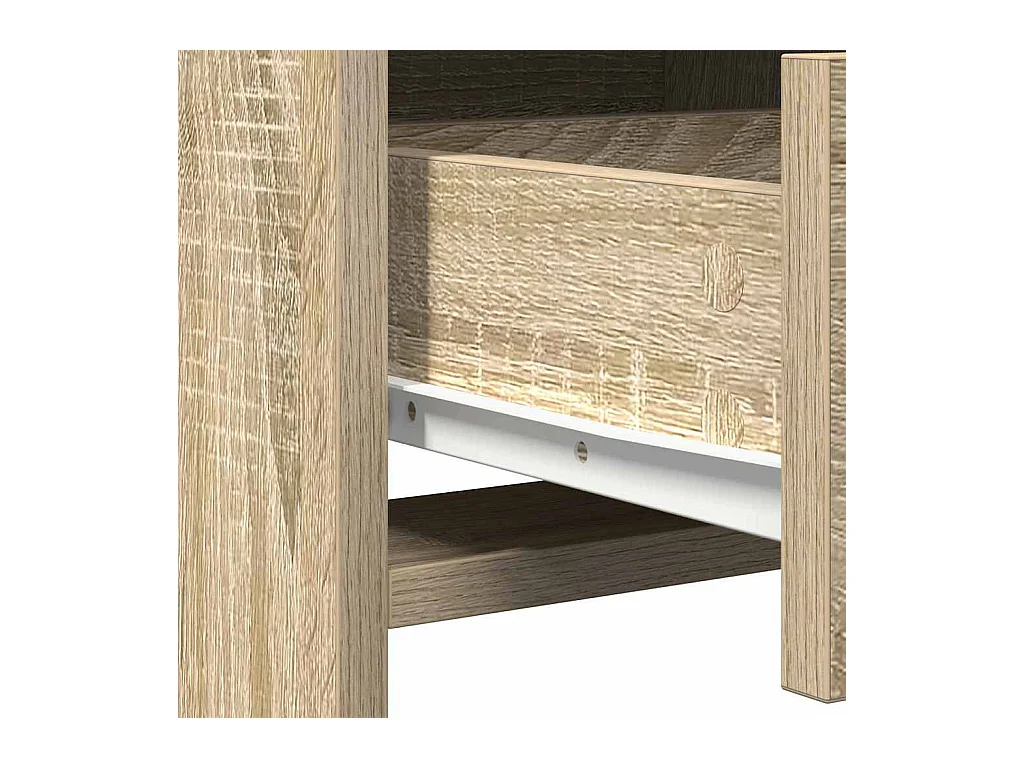 Coiffeuse Chêne sonoma 50 x 41 x 135 cm Bois d'ingénierie