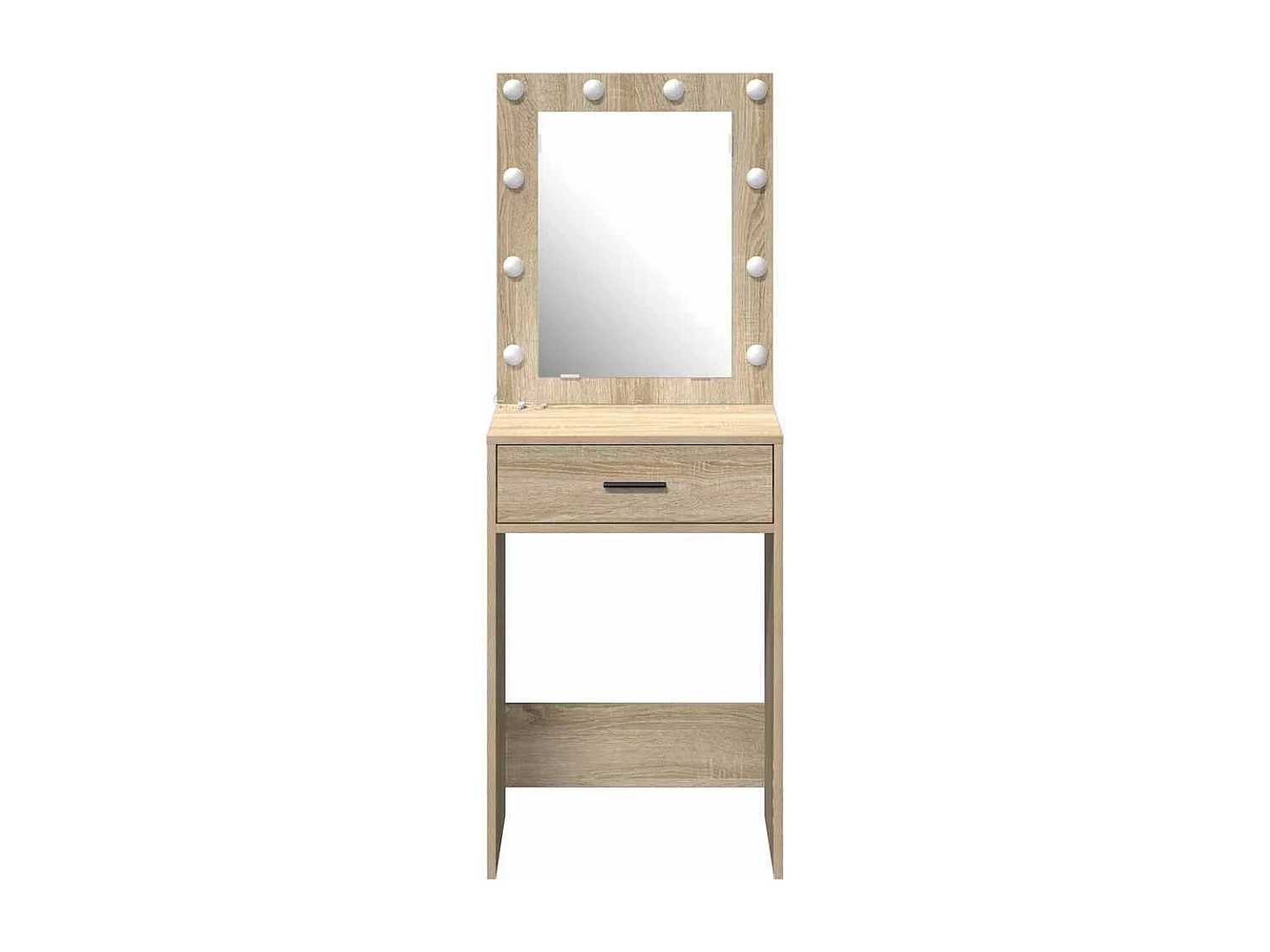 Tocador de roble Sonoma 50 x 41 x 135 cm Madera de ingeniería