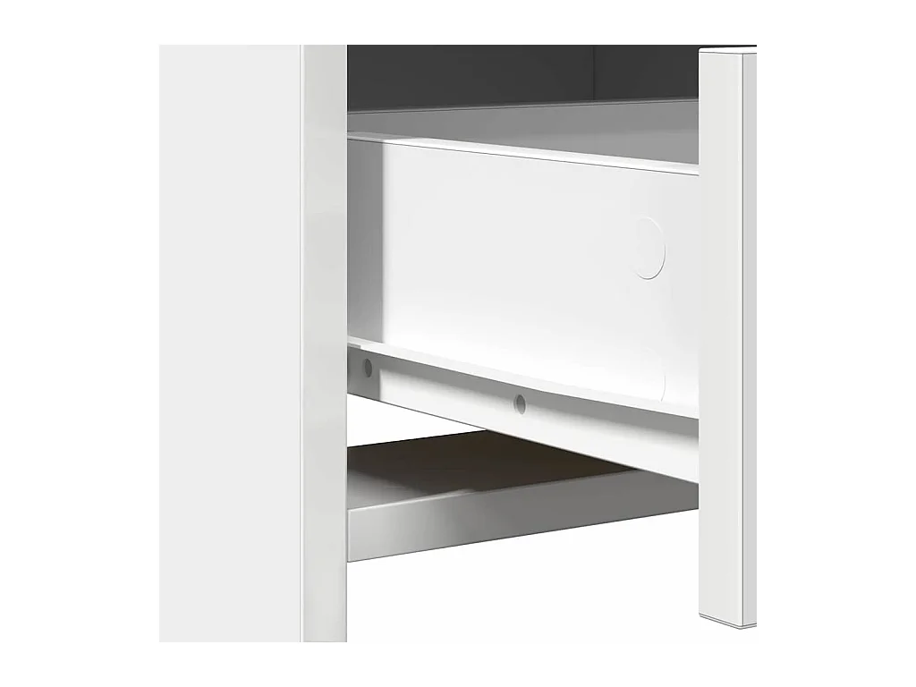 Coiffeuse avec tiroir Blanc 50 x 41 x 135 cm Bois d'ingénierie