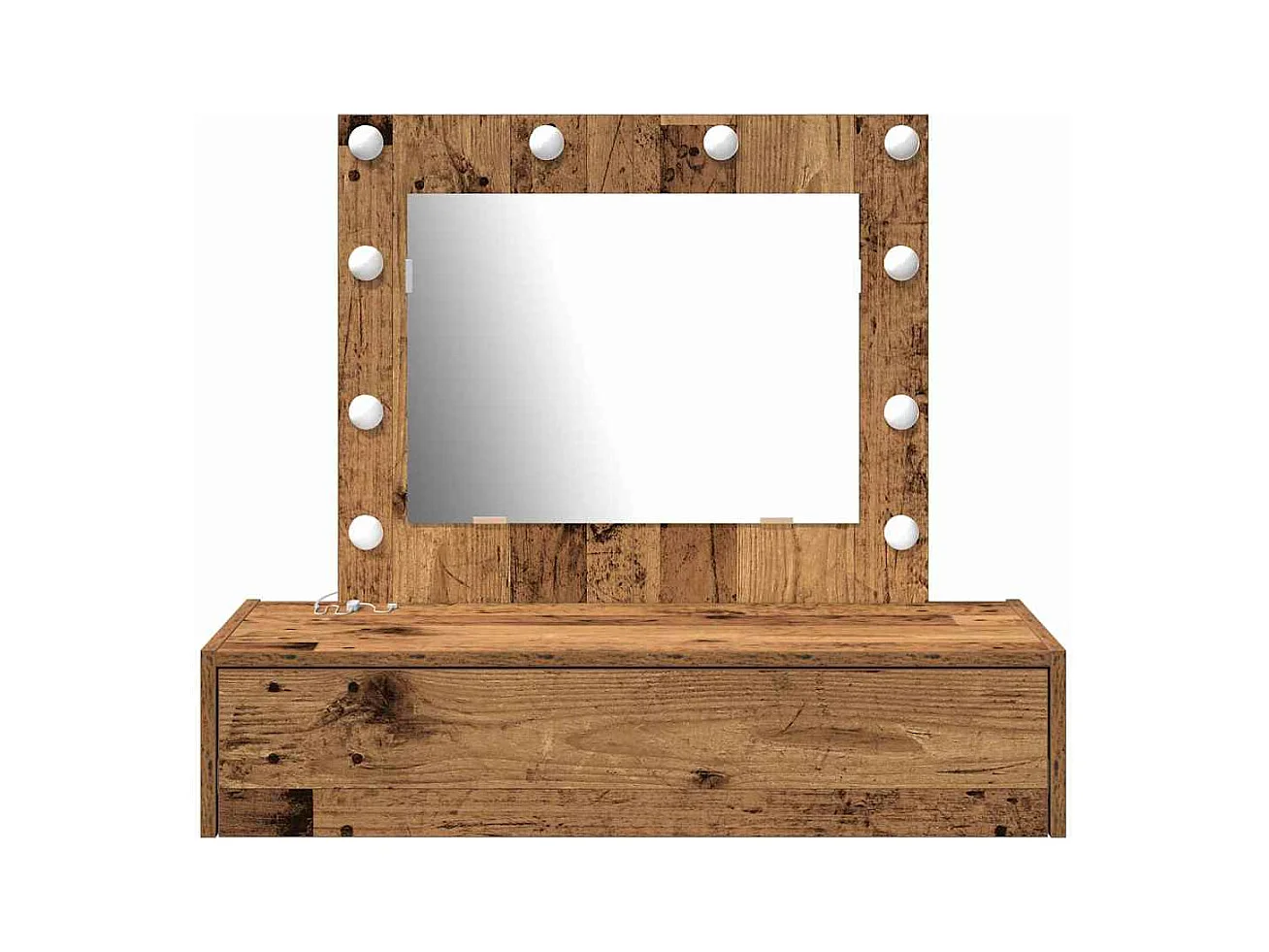 Table de Toilette Marron 83 x 40 x 70 cm Bois d'ingénierie