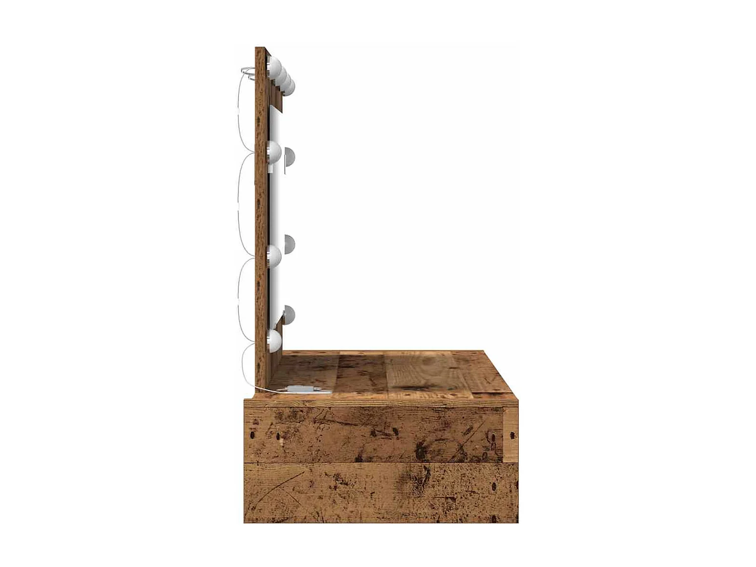 Table de Toilette Marron 83 x 40 x 70 cm Bois d'ingénierie