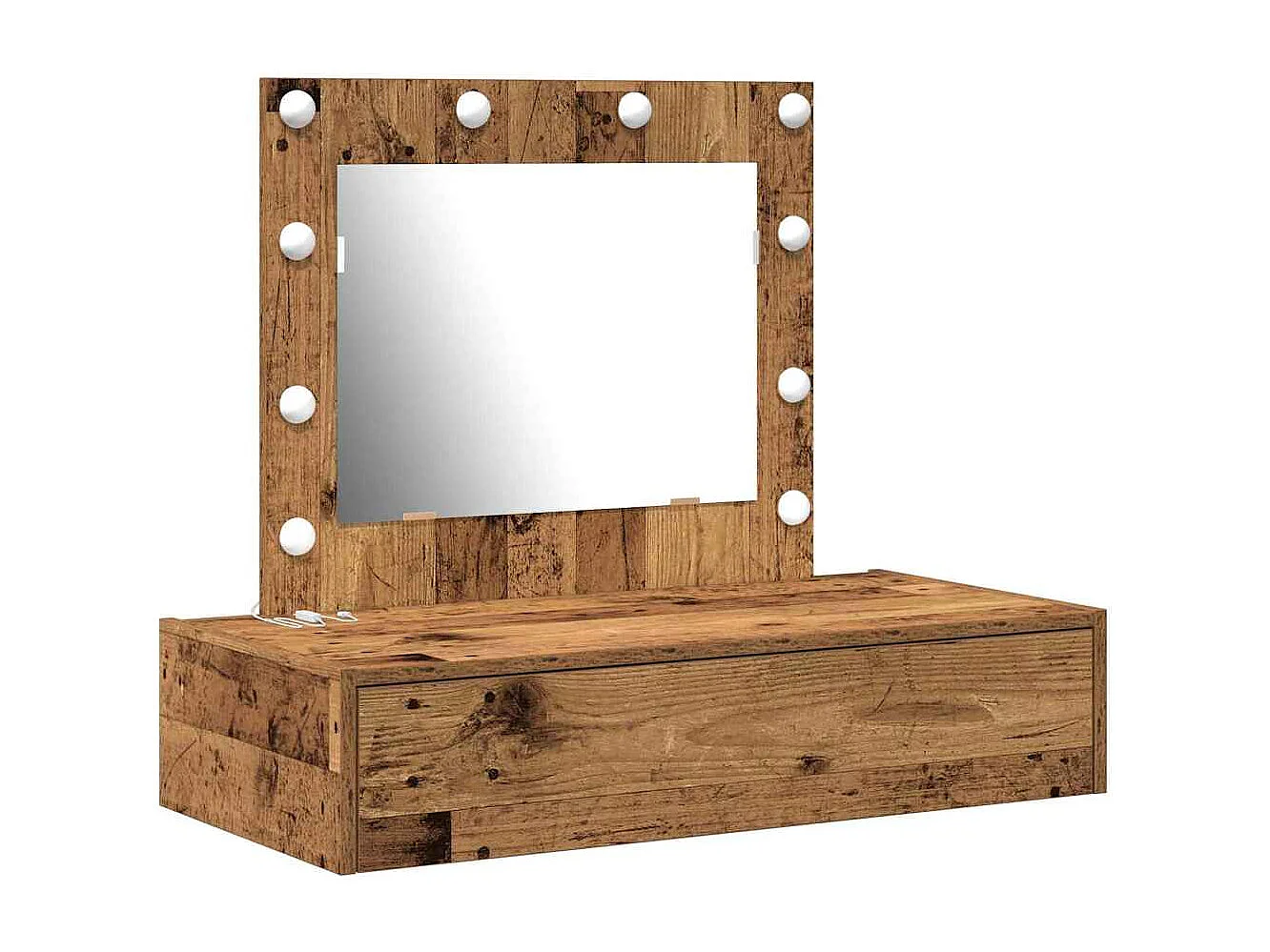 Table de Toilette Marron 83 x 40 x 70 cm Bois d'ingénierie