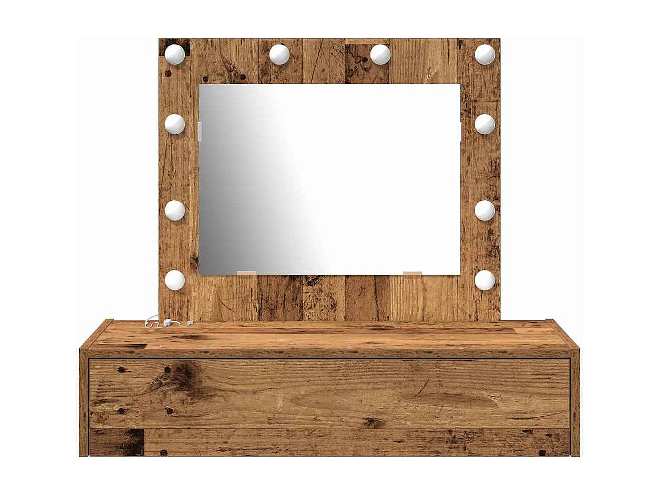 Table de Toilette Marron 83 x 40 x 70 cm Bois d'ingénierie