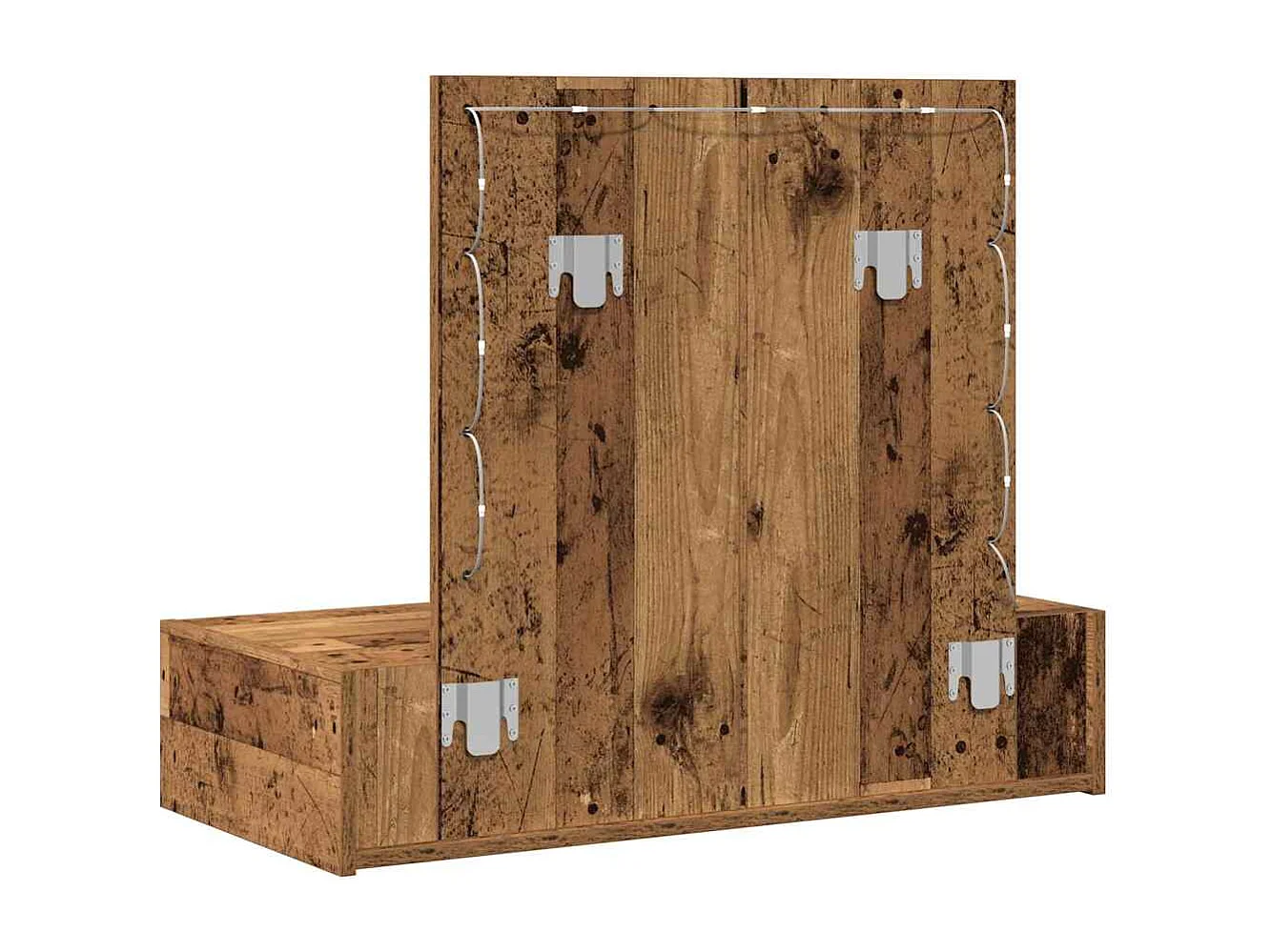 Table de Toilette Marron 83 x 40 x 70 cm Bois d'ingénierie