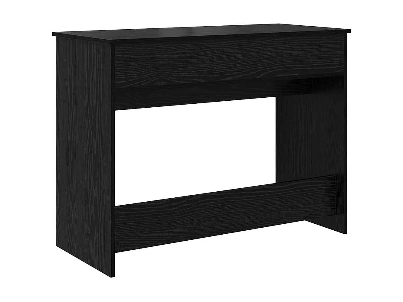 Table de Toilette Chêne noir 100 x 45 x 76 cm Bois d'ingénierie