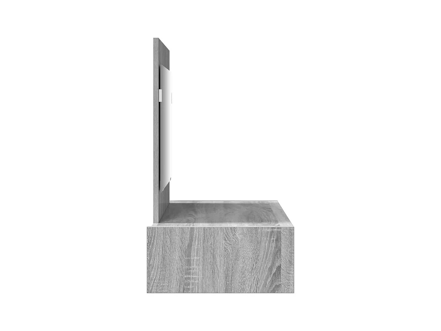 Table de Toilette Gris 83 x 40 x 70 cm Bois d'ingénierie