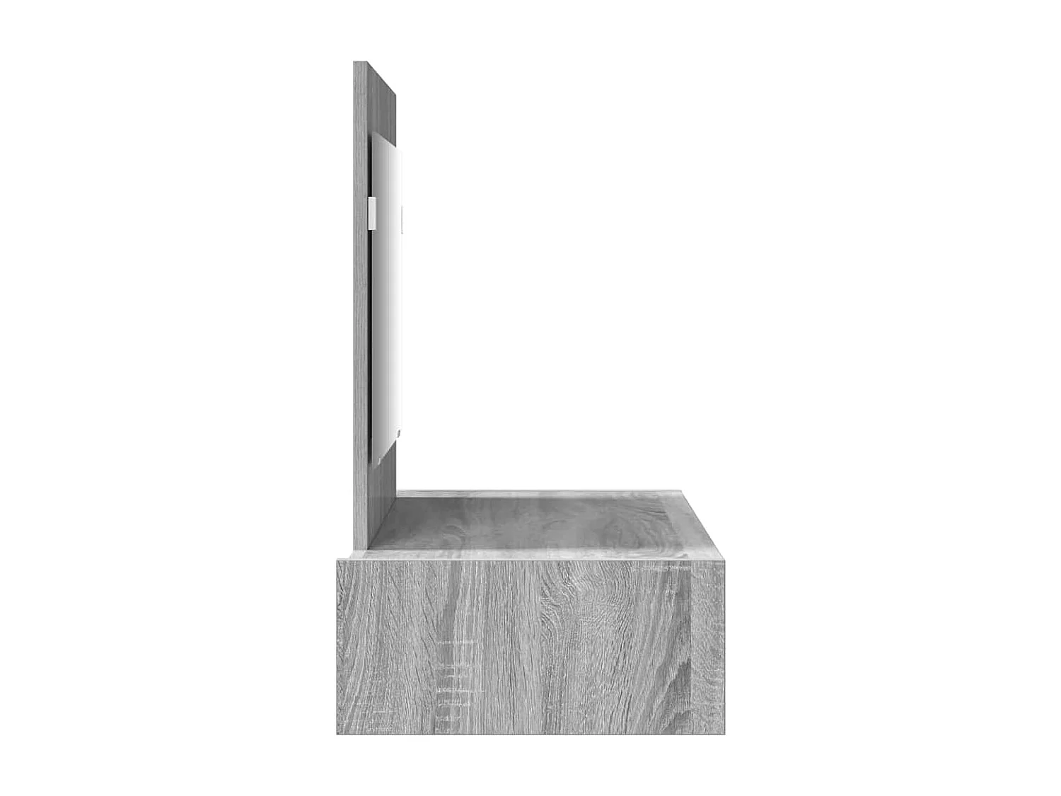 Table de Toilette Gris 83 x 40 x 70 cm Bois d'ingénierie