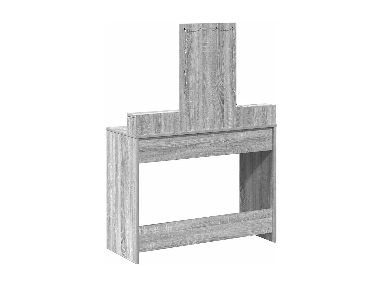 Table de Toilette Gris 100 x 41 x 140 cm Bois d'ingénierie