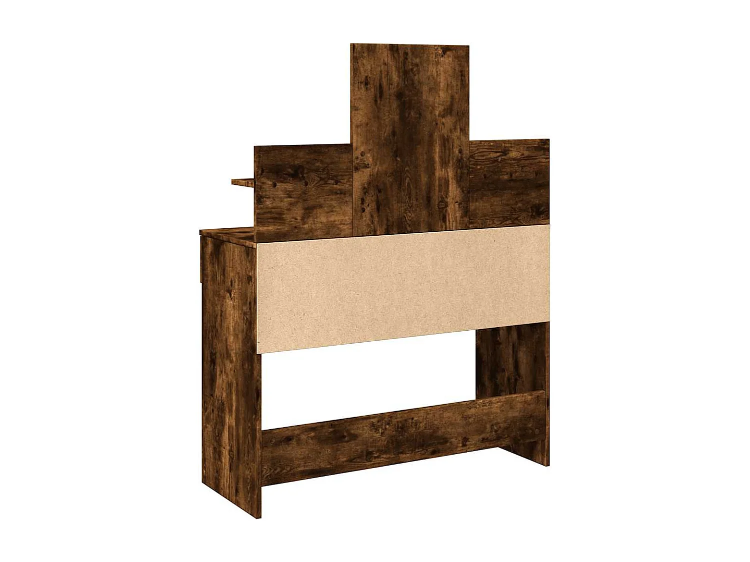 Kaptafel met LED gerookt eiken 100x40x130 cm