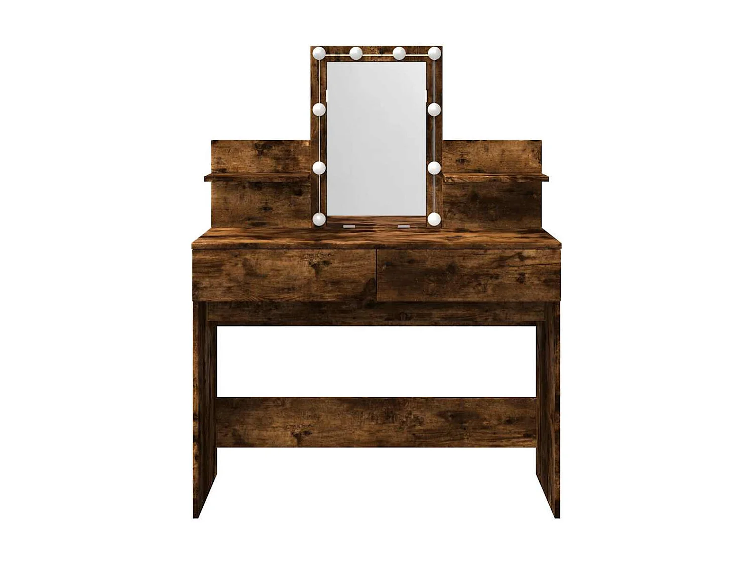 Toletta con LED rovere affumicato 100x40x130 cm