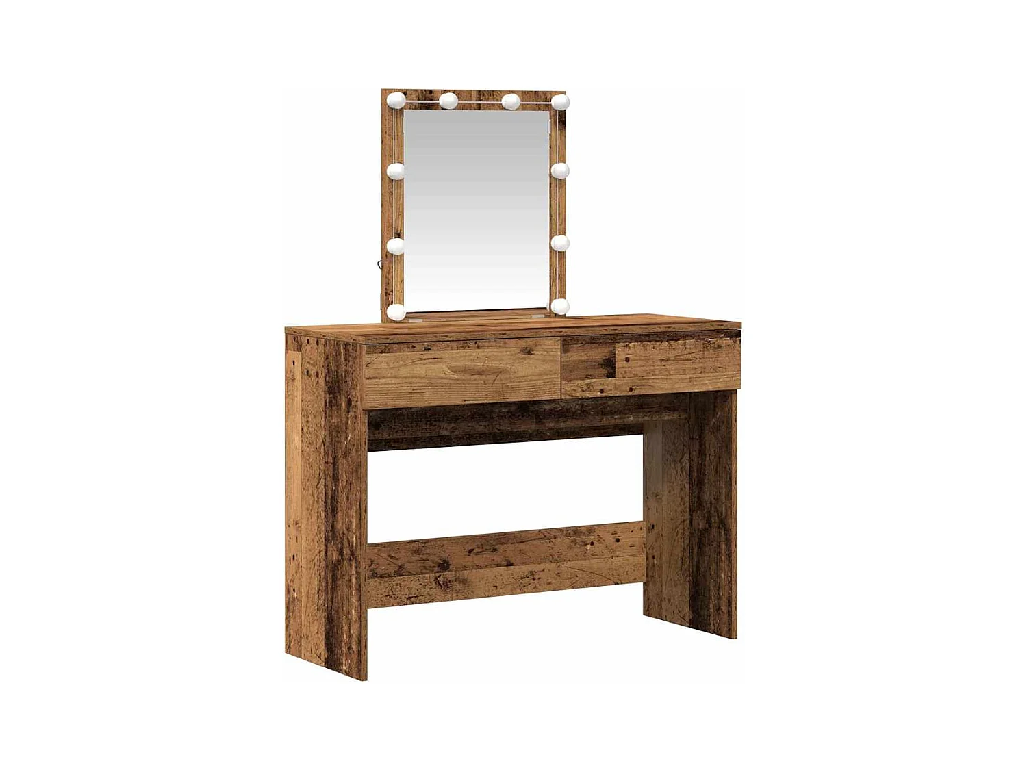 Coiffeuse Bois Ancien 100 x 40 x 130 cm Bois d'ingénierie