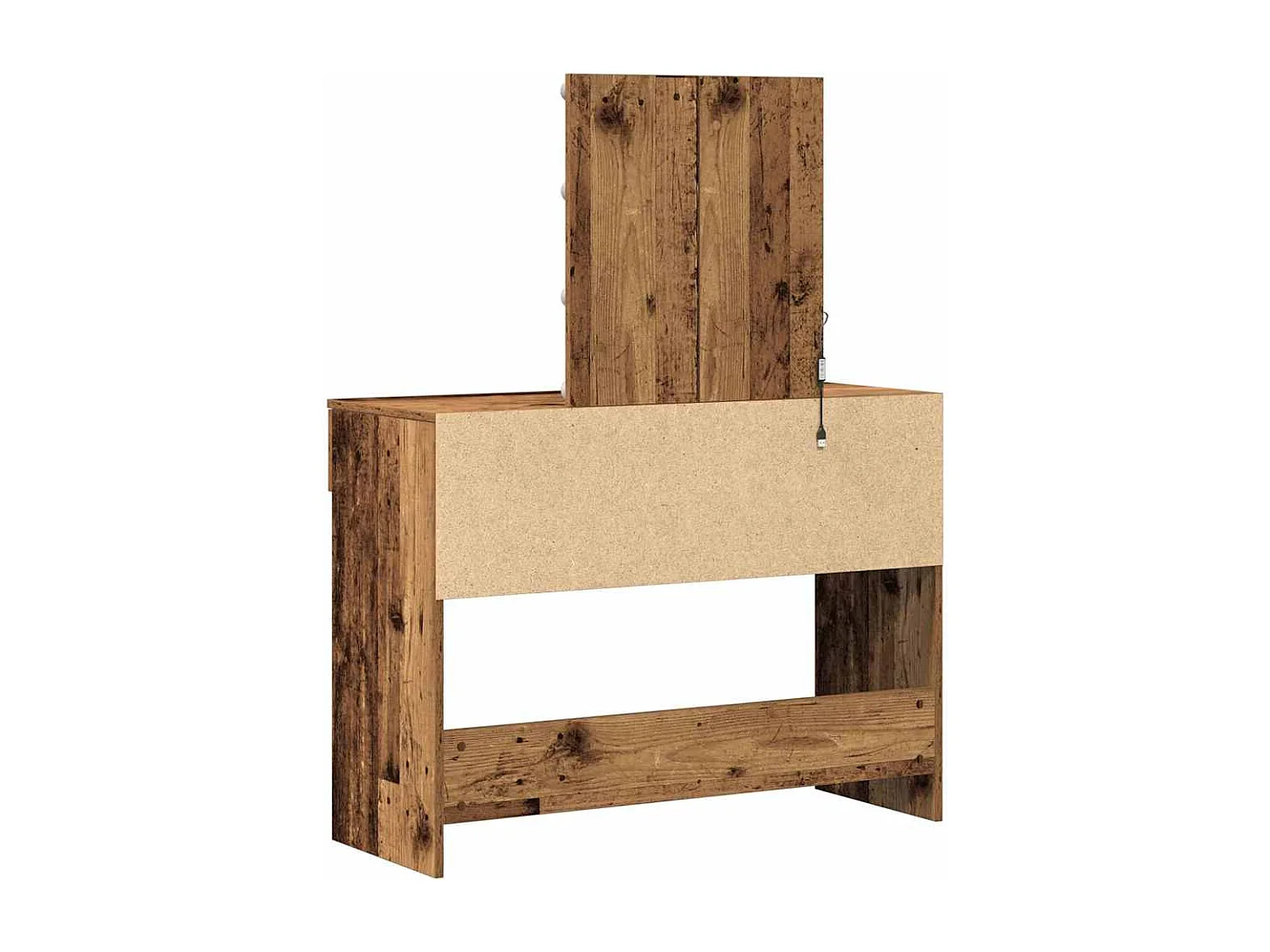 Coiffeuse Bois Ancien 100 x 40 x 130 cm Bois d'ingénierie