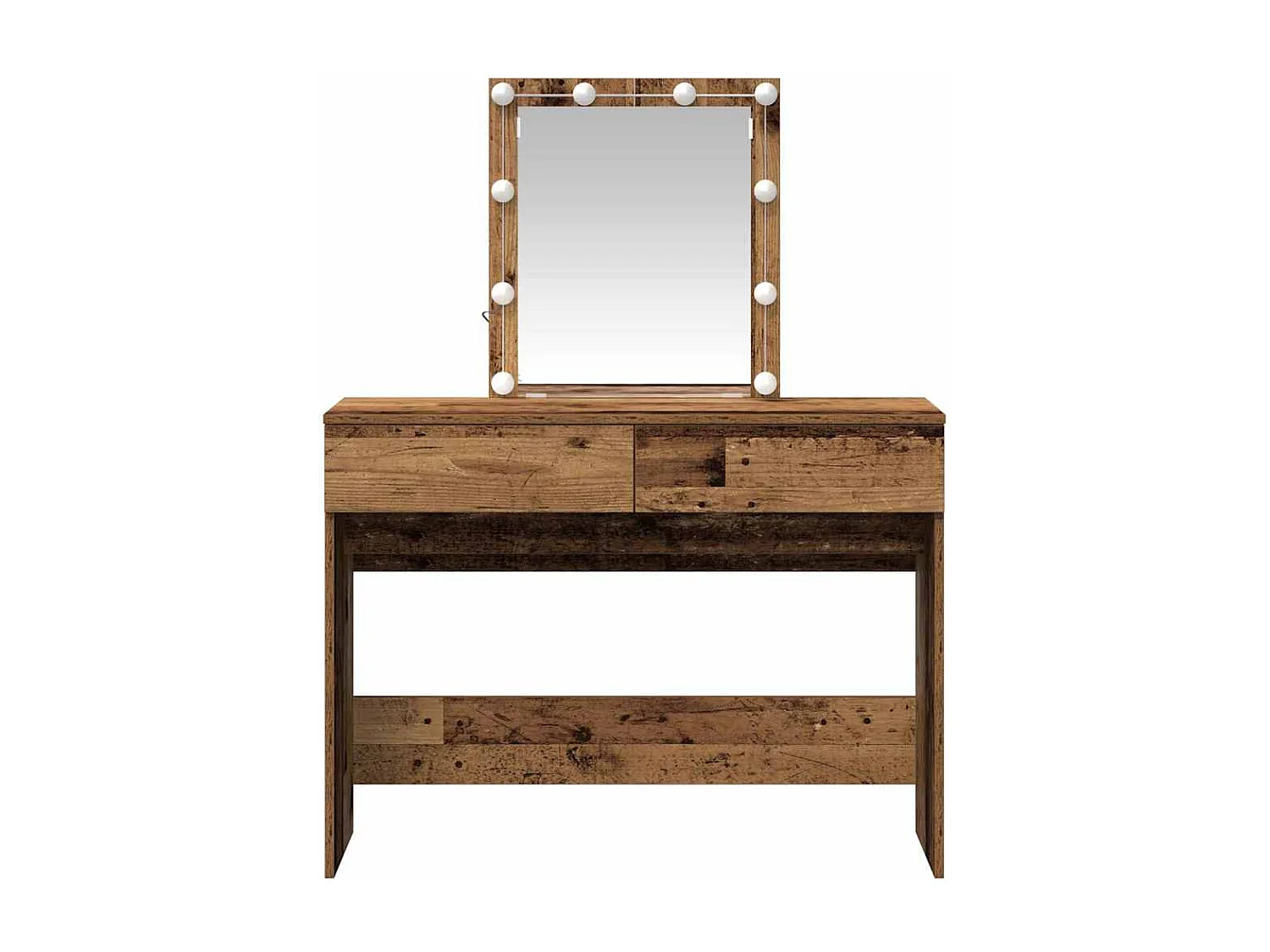 Coiffeuse Bois Ancien 100 x 40 x 130 cm Bois d'ingénierie