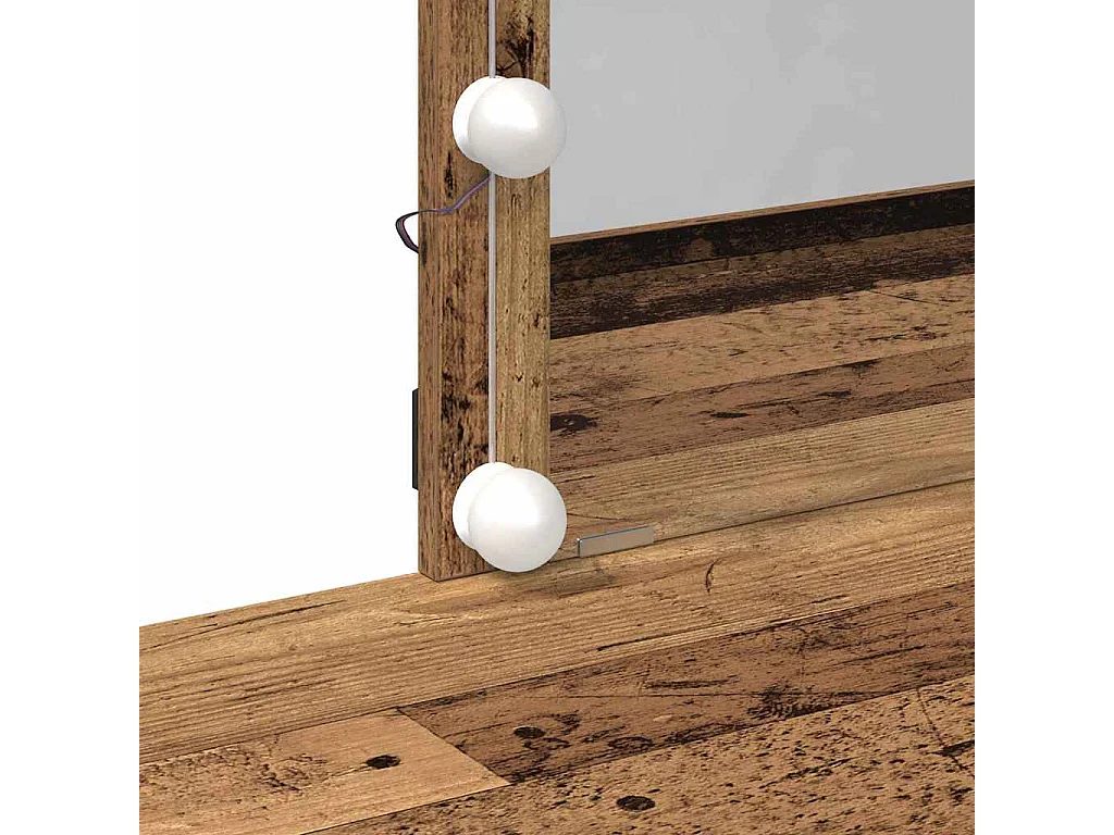 Coiffeuse Bois Ancien 100 x 40 x 130 cm Bois d'ingénierie