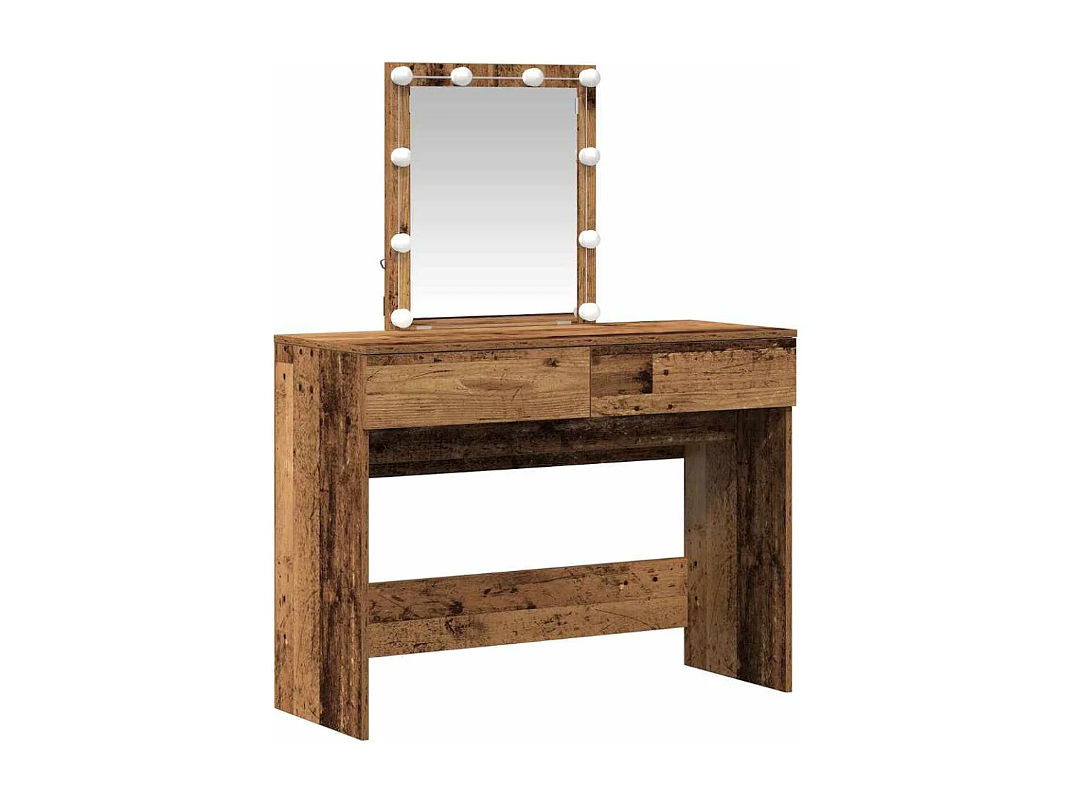 Coiffeuse Bois Ancien 100 x 40 x 130 cm Bois d'ingénierie