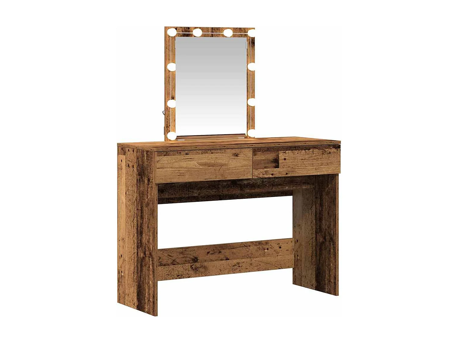 Coiffeuse Bois Ancien 100 x 40 x 130 cm Bois d'ingénierie