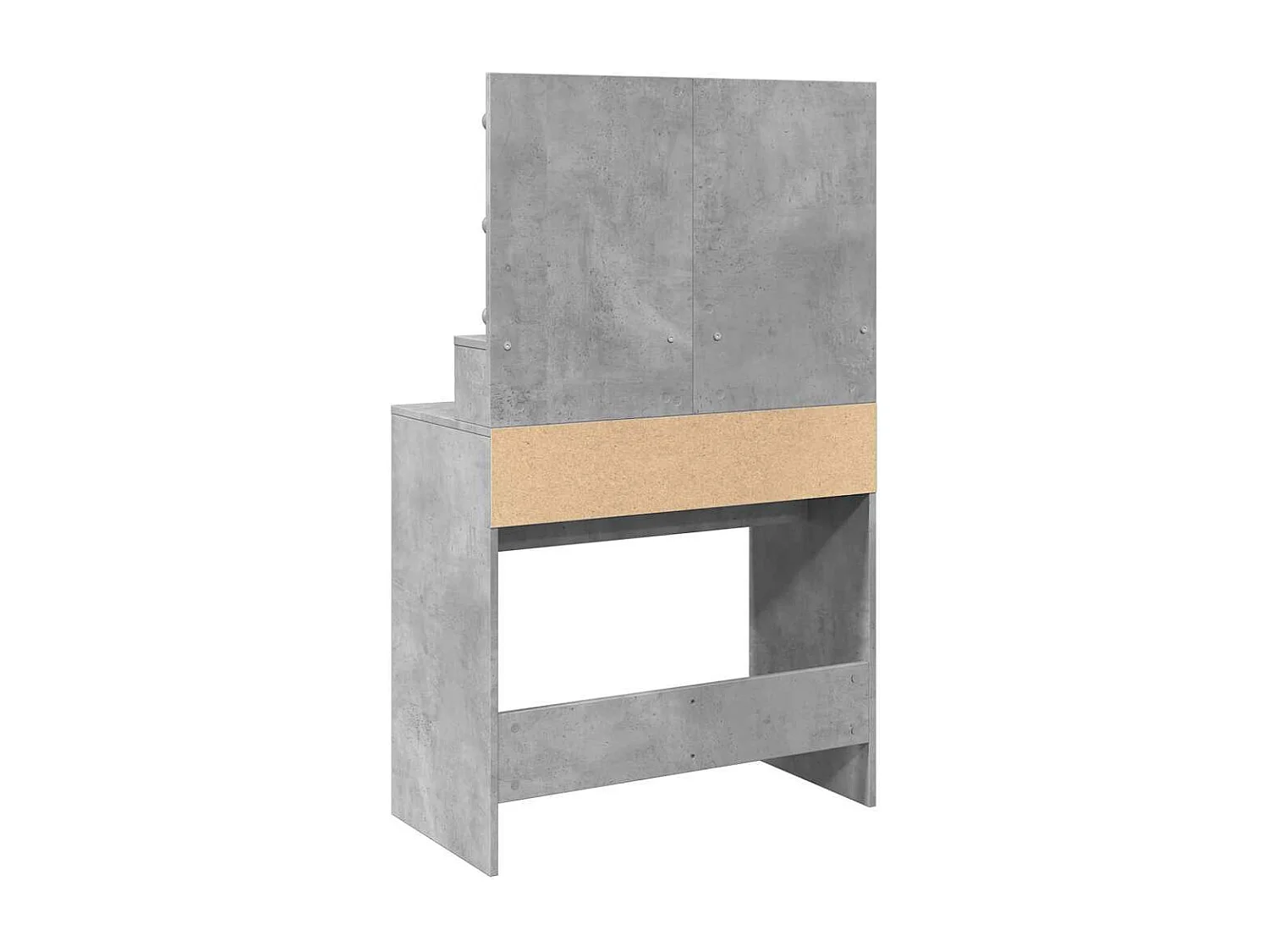 Tocador LED gris hormigón 80x41x134,5 cm