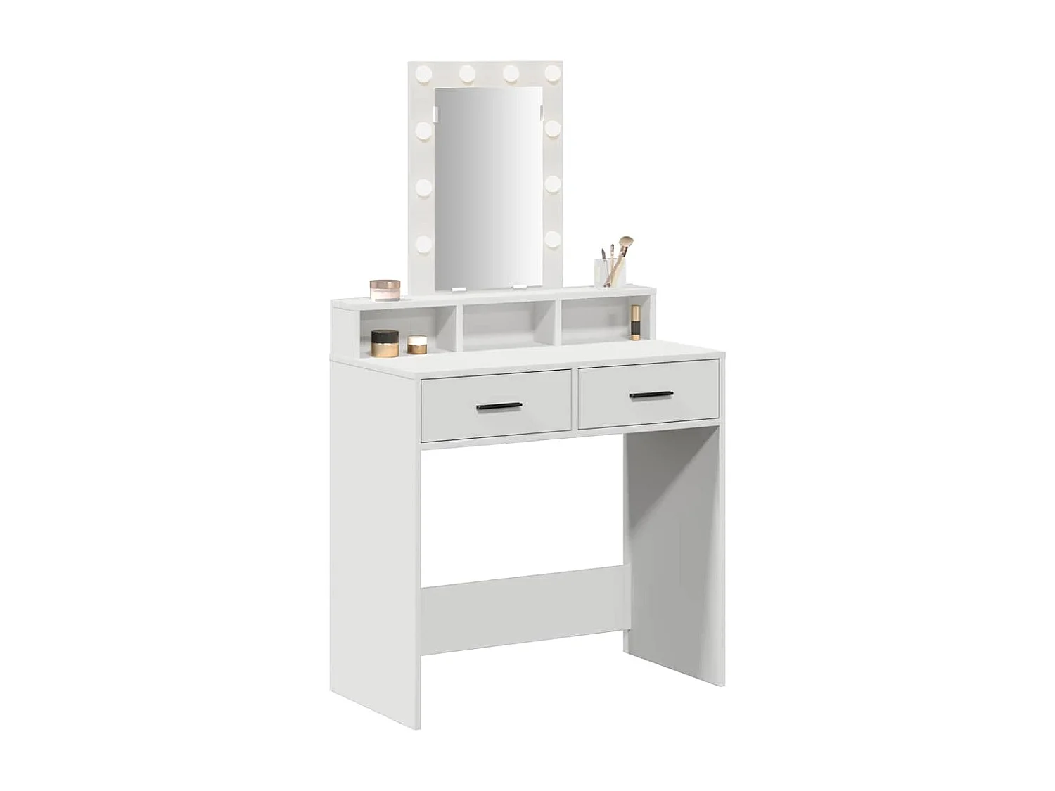 Tocador blanco 79 x 41 x 140 cm Madera de ingeniería