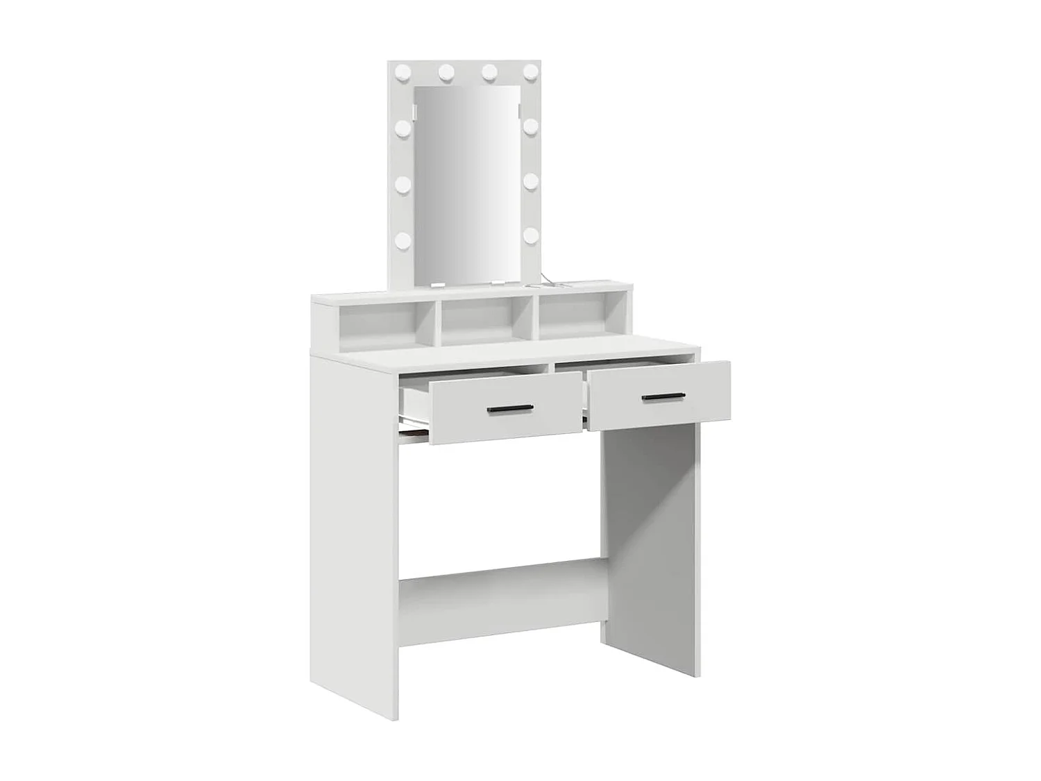 Tocador blanco 79 x 41 x 140 cm Madera de ingeniería