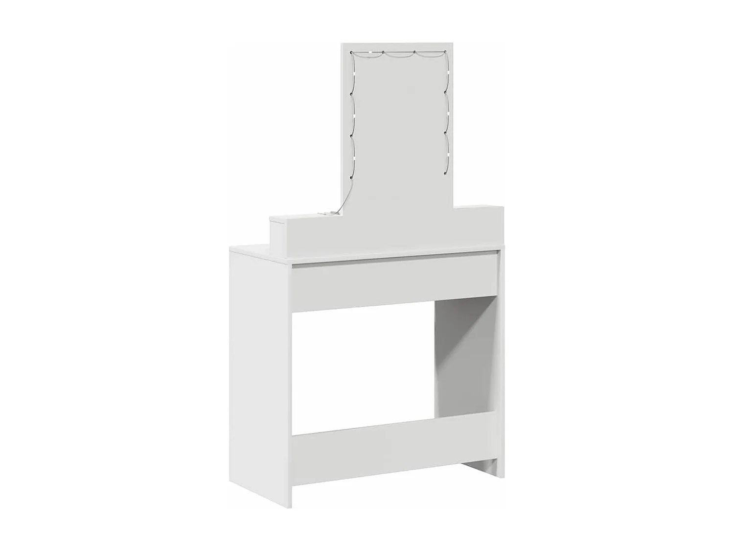 Tocador blanco 79 x 41 x 140 cm Madera de ingeniería