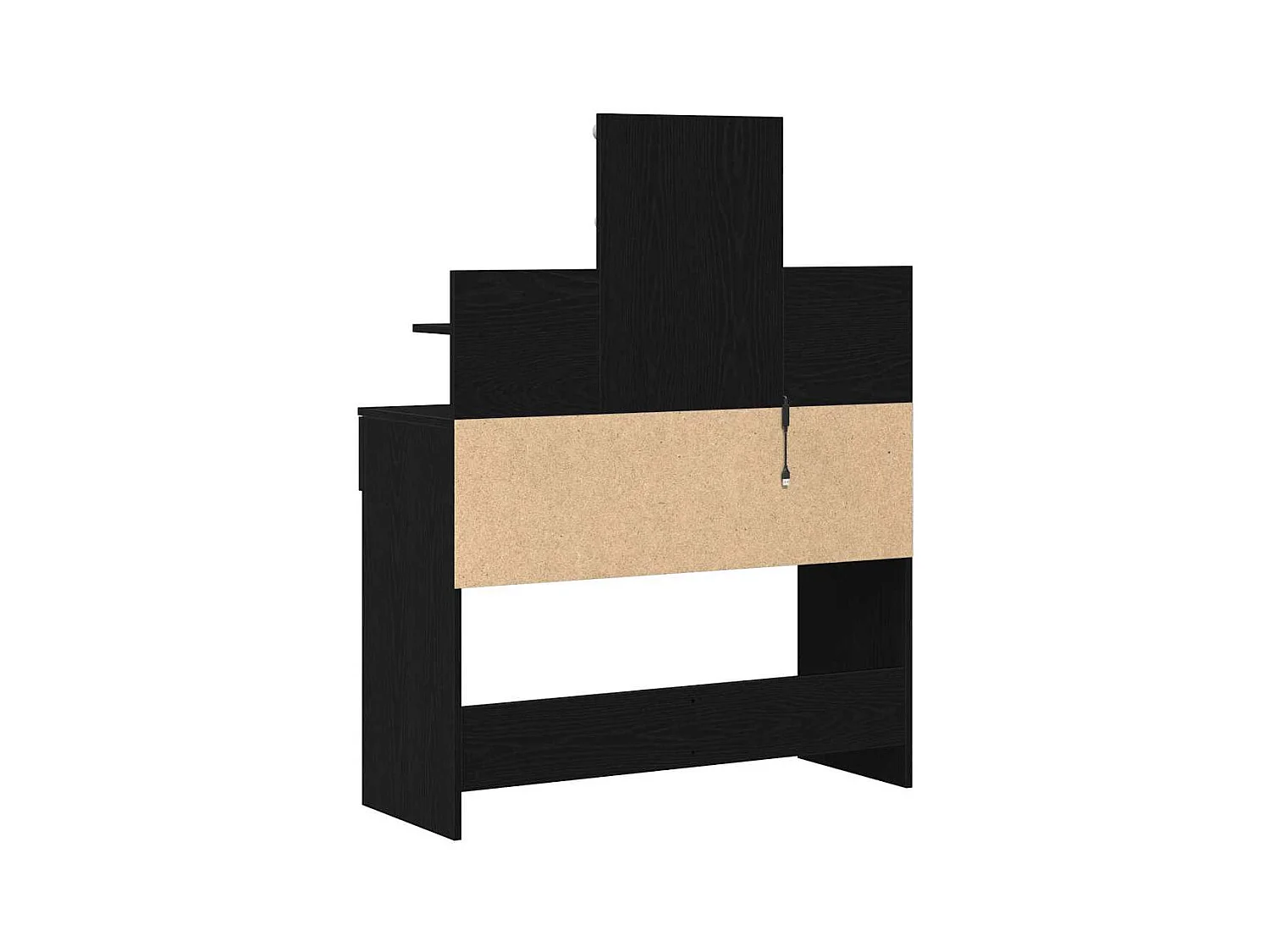 Coiffeuse Chêne noir 100 x 40 x 130 cm Bois d'ingénierie