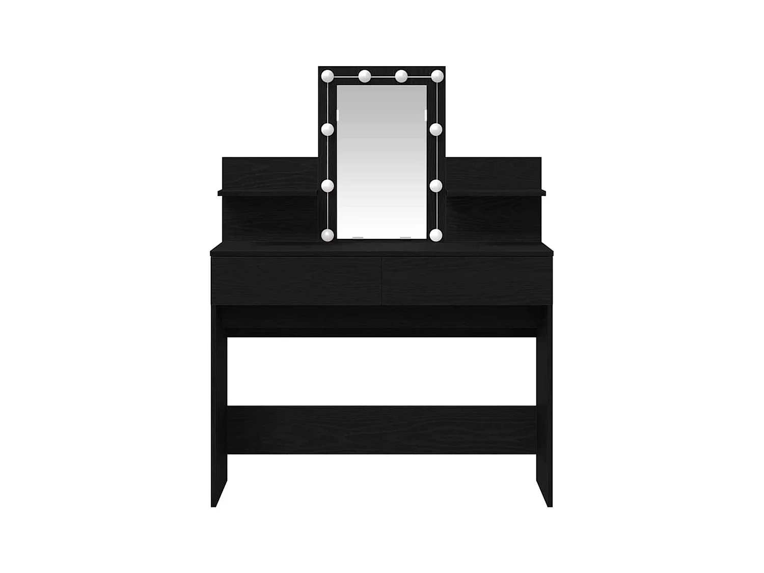 Coiffeuse Chêne noir 100 x 40 x 130 cm Bois d'ingénierie