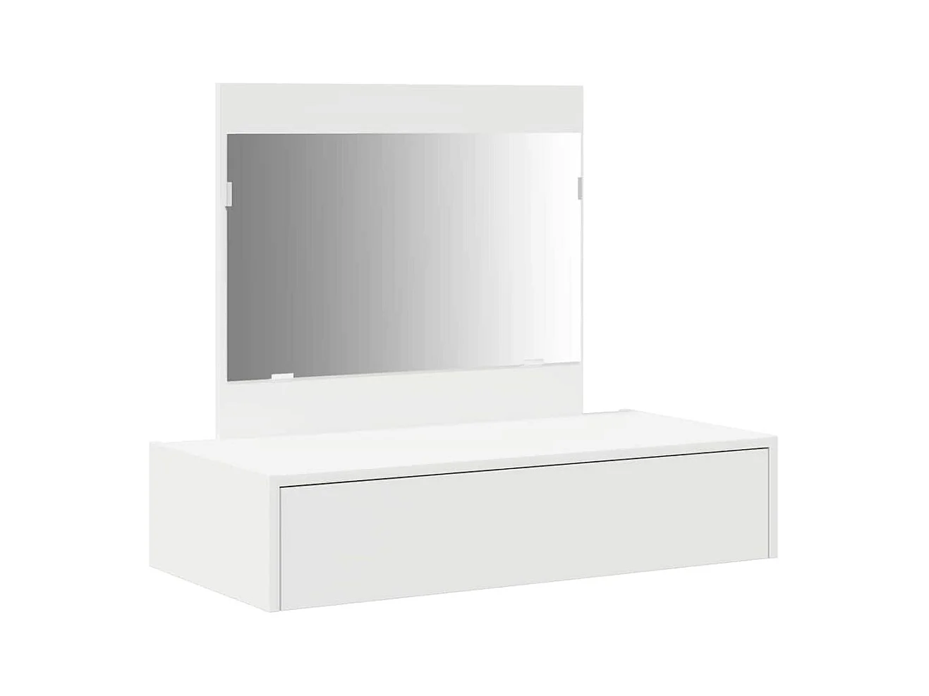 Table de Toilette Blanc 83 x 40 x 70 cm Bois d'ingénierie