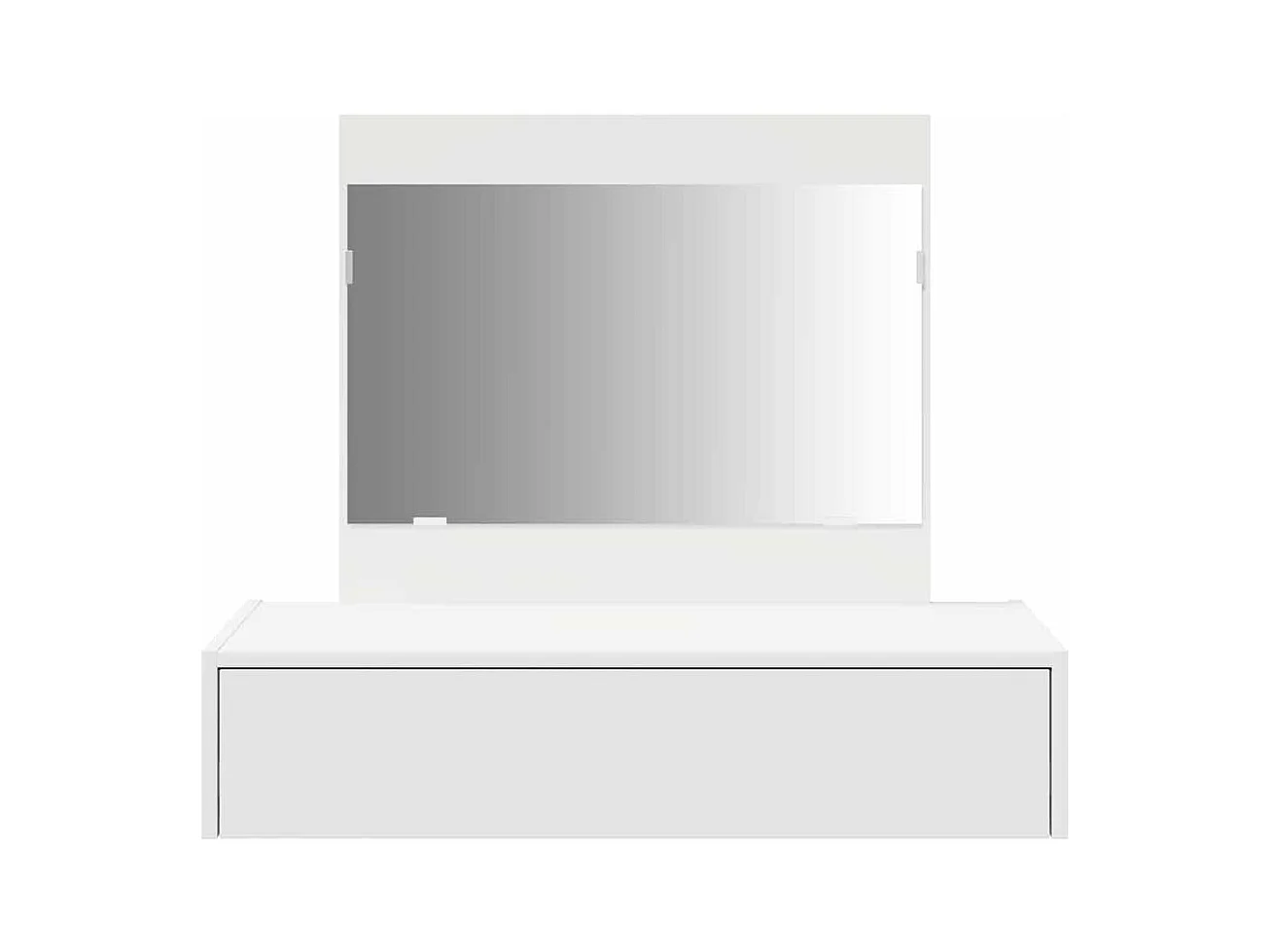 Table de Toilette Blanc 83 x 40 x 70 cm Bois d'ingénierie